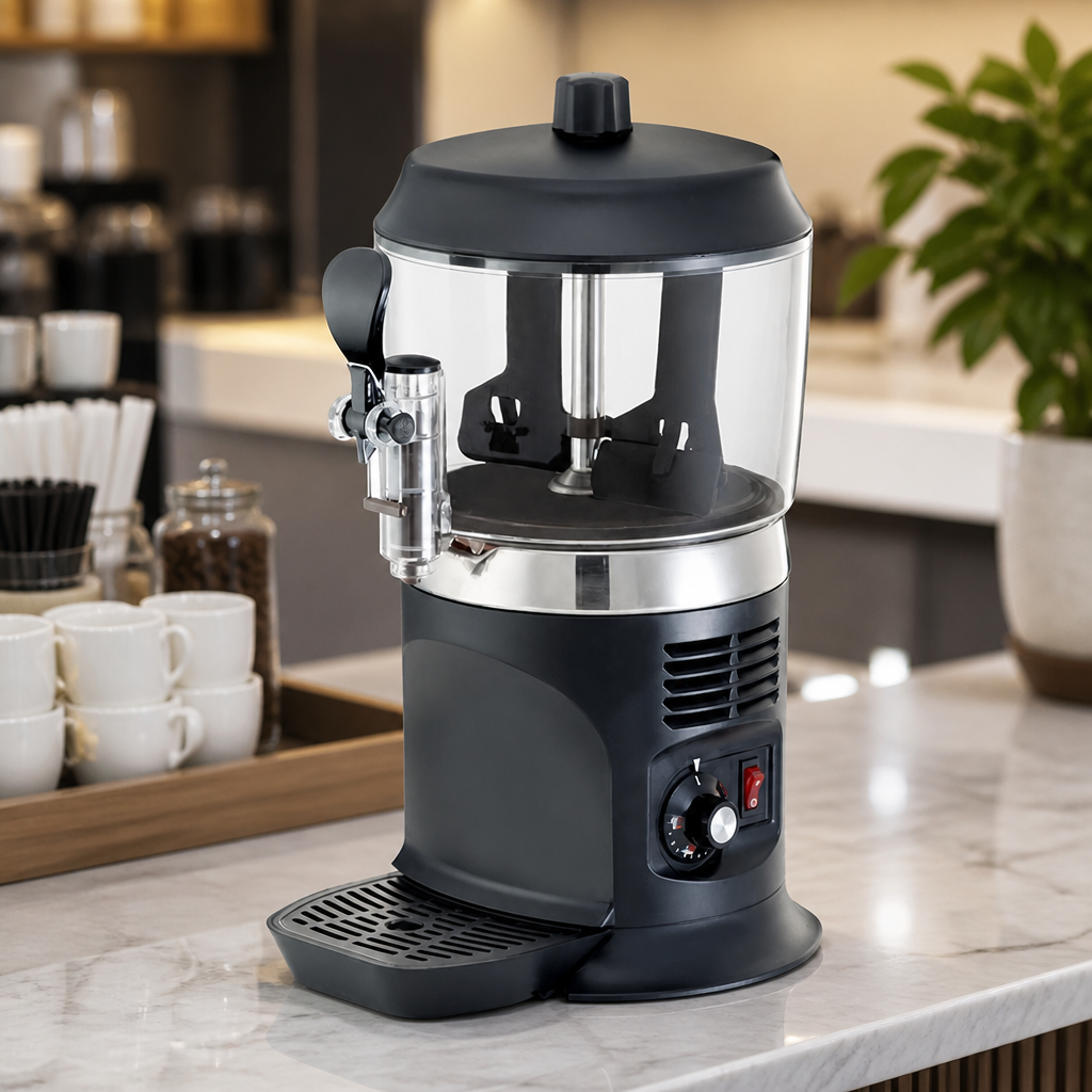 5Ltr Commercial Hot Chocolate Dispenser Machine Black