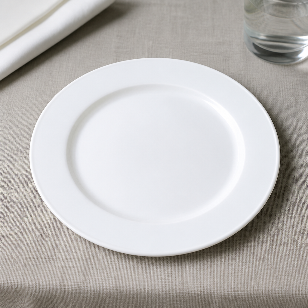 Commercial Service Plates 300mm - 12 Pack Porcelain