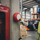 Professional Hand Operated Fire Bell with Robust Design, 60dB Sound and Easy Mounting - 1.7kg, 270mm Diameter