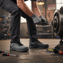 Premium Lightweight Safety Trainer with Fiberglass Toecap and Composite Midsole - Water Repellent and Breathable Design