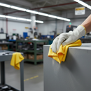 Premium 100% Cotton Yellow Duster Pack of 10 for Effective Surface Cleaning - High-Quality Professional Grade for Industrial and Commercial Applica...