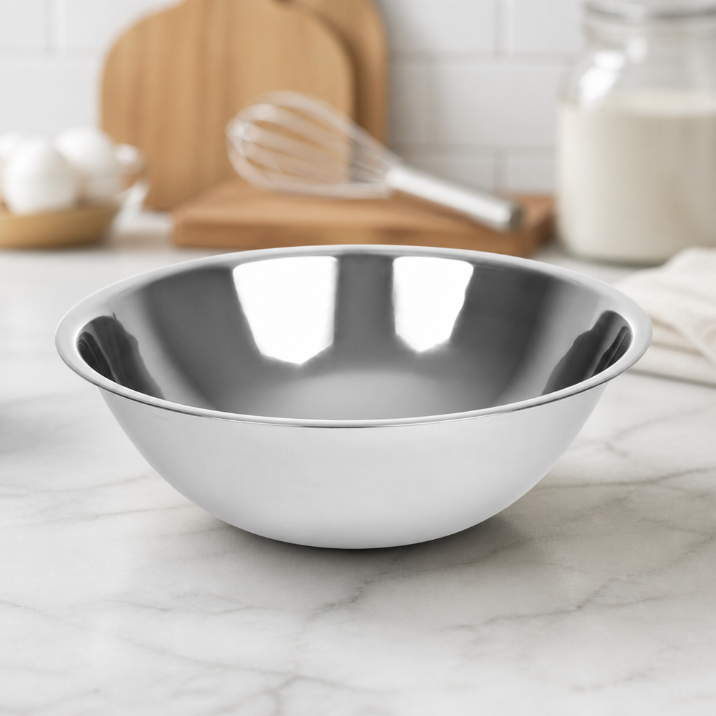Commercial Stainless Steel Mixing Bowl 4.8Ltr Food Prep Tool