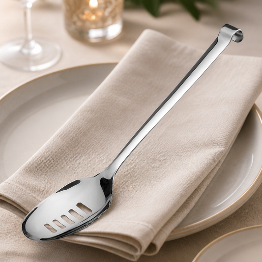Commercial Slotted Spoons 300mm - 10 Pack Elegant Cutlery