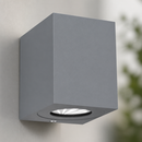 Outdoor Wall Light with Integrated LED and Customizable Patterns