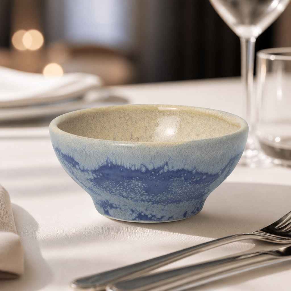 Commercial Bluestone Tulip Bowls 70mm 12 Pack