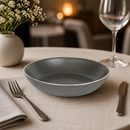 Charcoal Chia Coupe Bowls 265mm - Commercial Porcelain Set of 4
