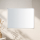 Commercial Bathroom Wall Light Rated Clear Glass 600x800mm