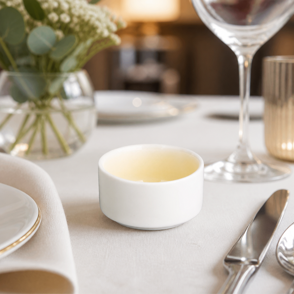Commercial Fondant Dipping Dishes 68mm in Lemon, Pack of 12
