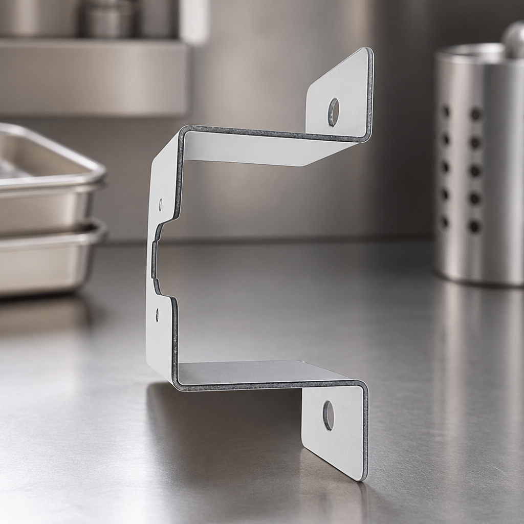 Metal Bracket for Commercial Induction Hob 6x8x4mm Iron
