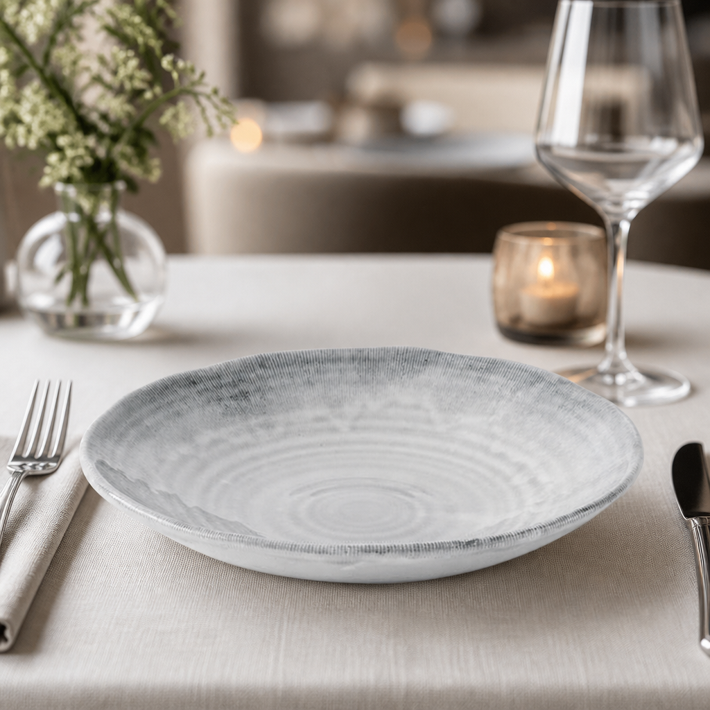 12 pack of 210mm grey organic coupe bowls
