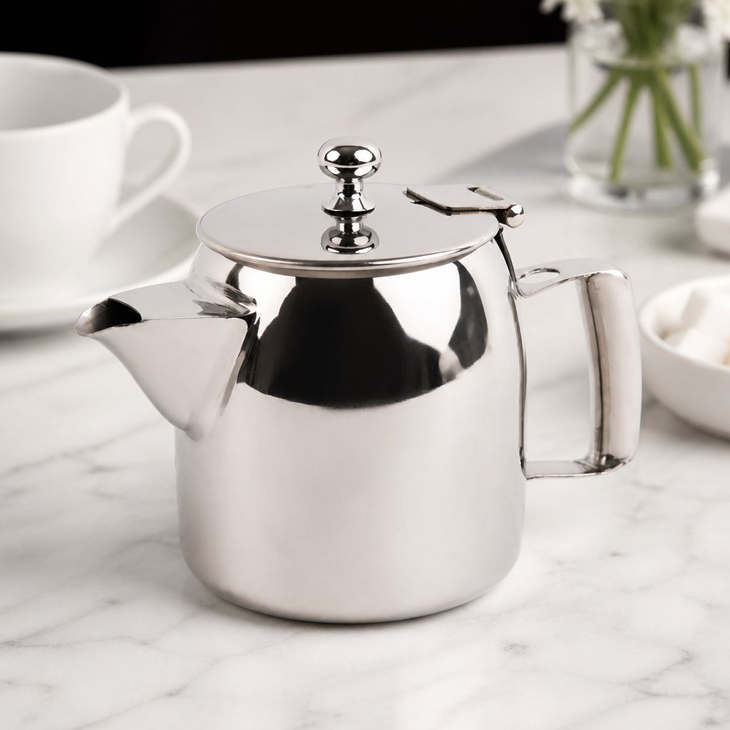 Commercial Stainless Steel Teapot 340ml Non-Drip Spout