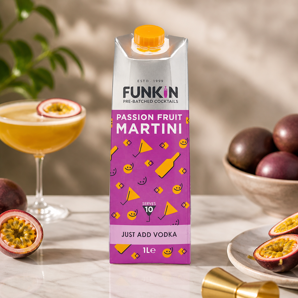 1L Tropical Passion Fruit Cocktail Mixer for commercial use