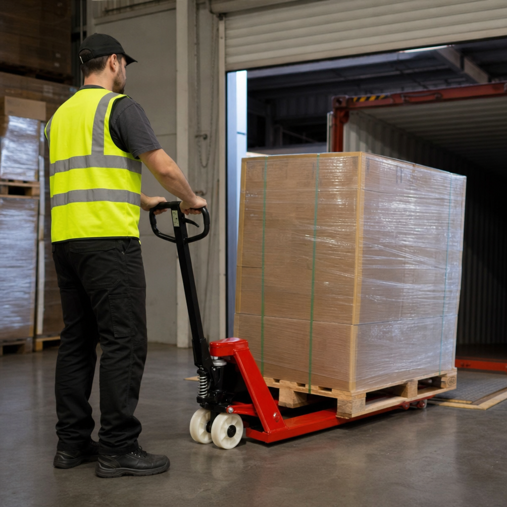 2300kg Hand Pallet Trucks with Nylon Fork Wheels