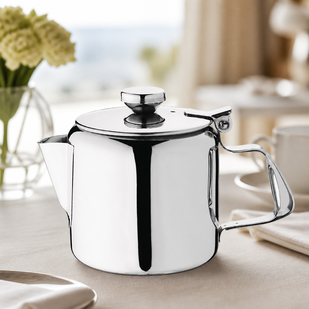 Commercial Stainless Steel Teapot 410ml for catering service