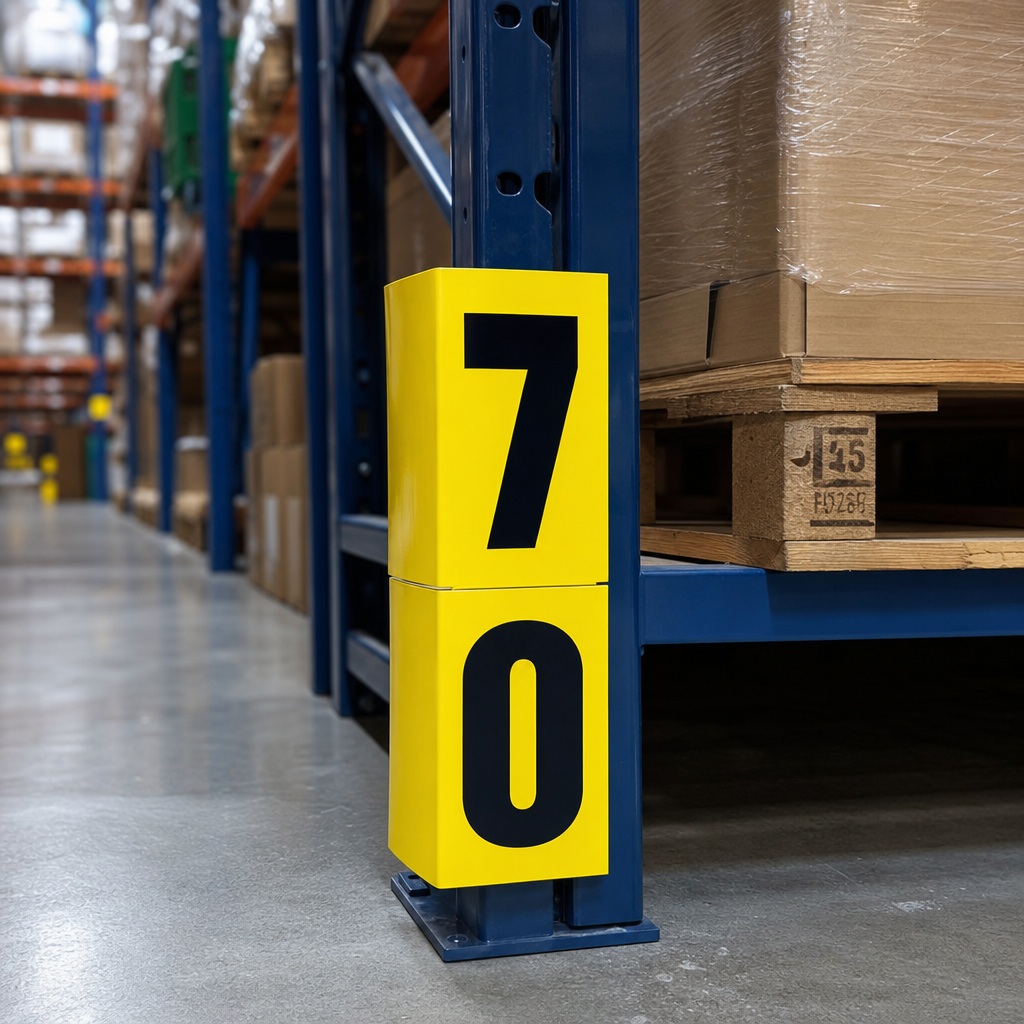 230mm Self Adhesive Number Labels for Aisle Marking