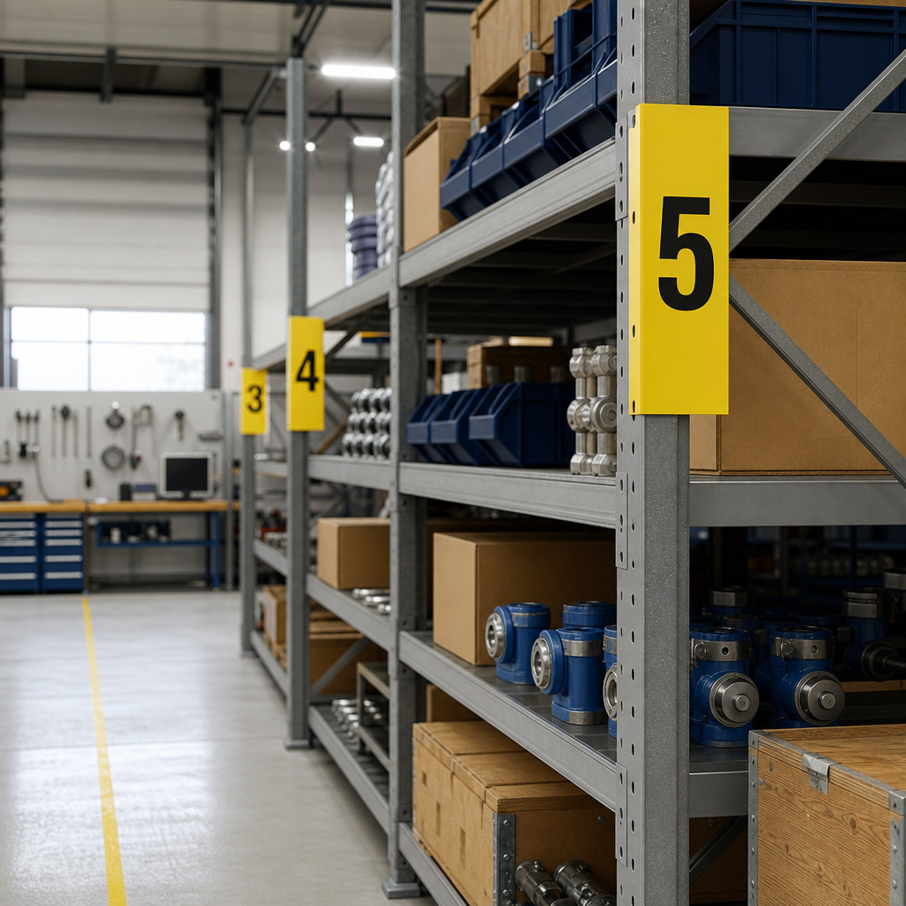230mm Self Adhesive Number Labels for Aisle Marking