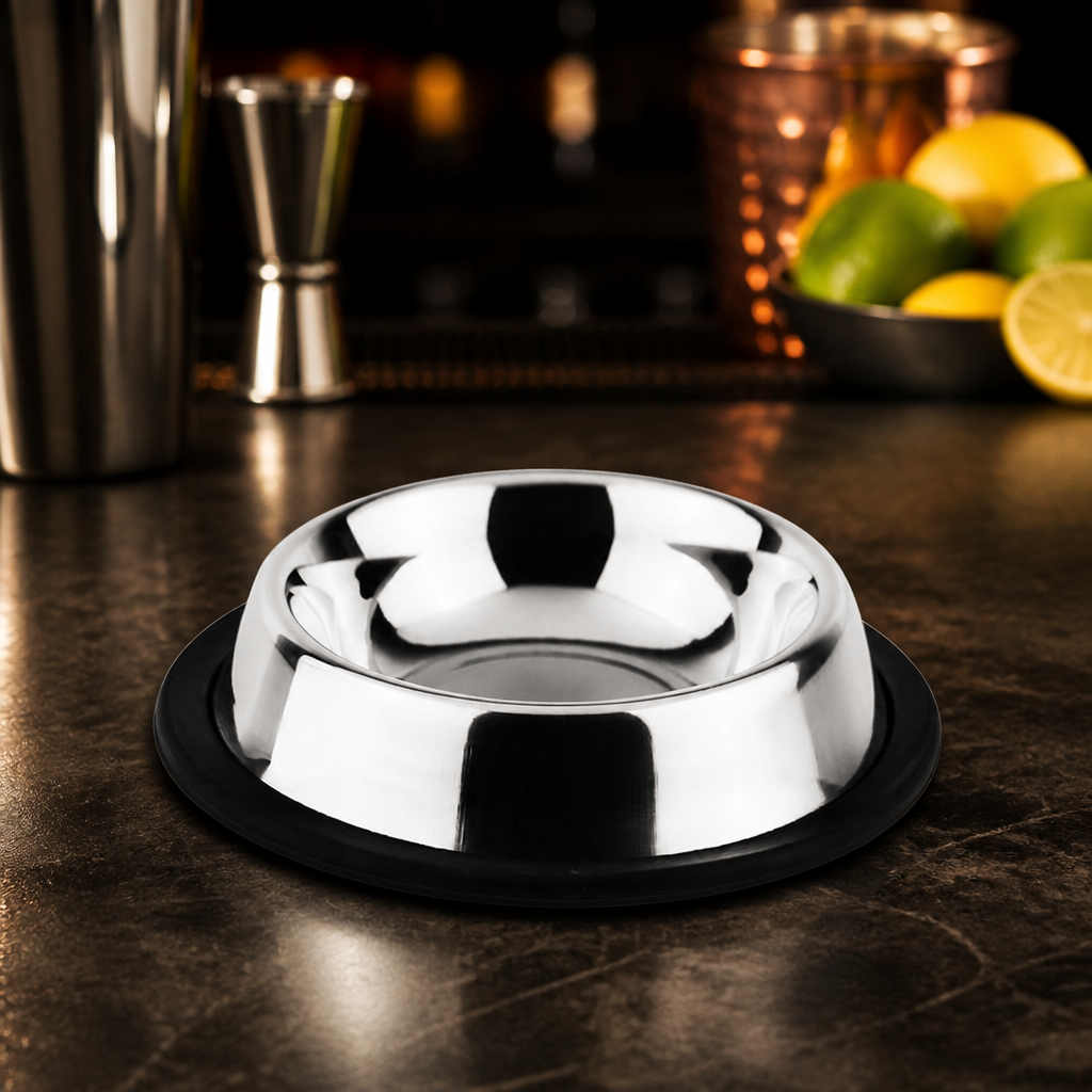 Commercial Stainless Steel Dog Bowl 150mm 200ml Capacity