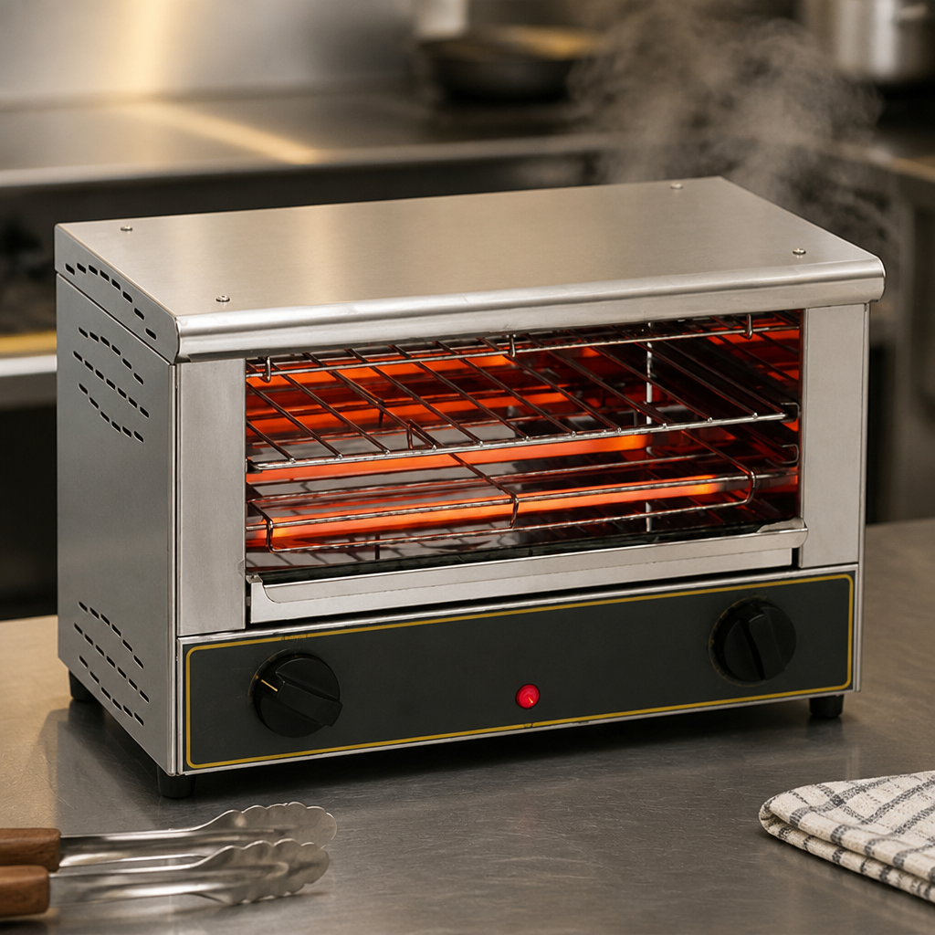Compact Electric Salamander Grill 350x240mm cooking area
