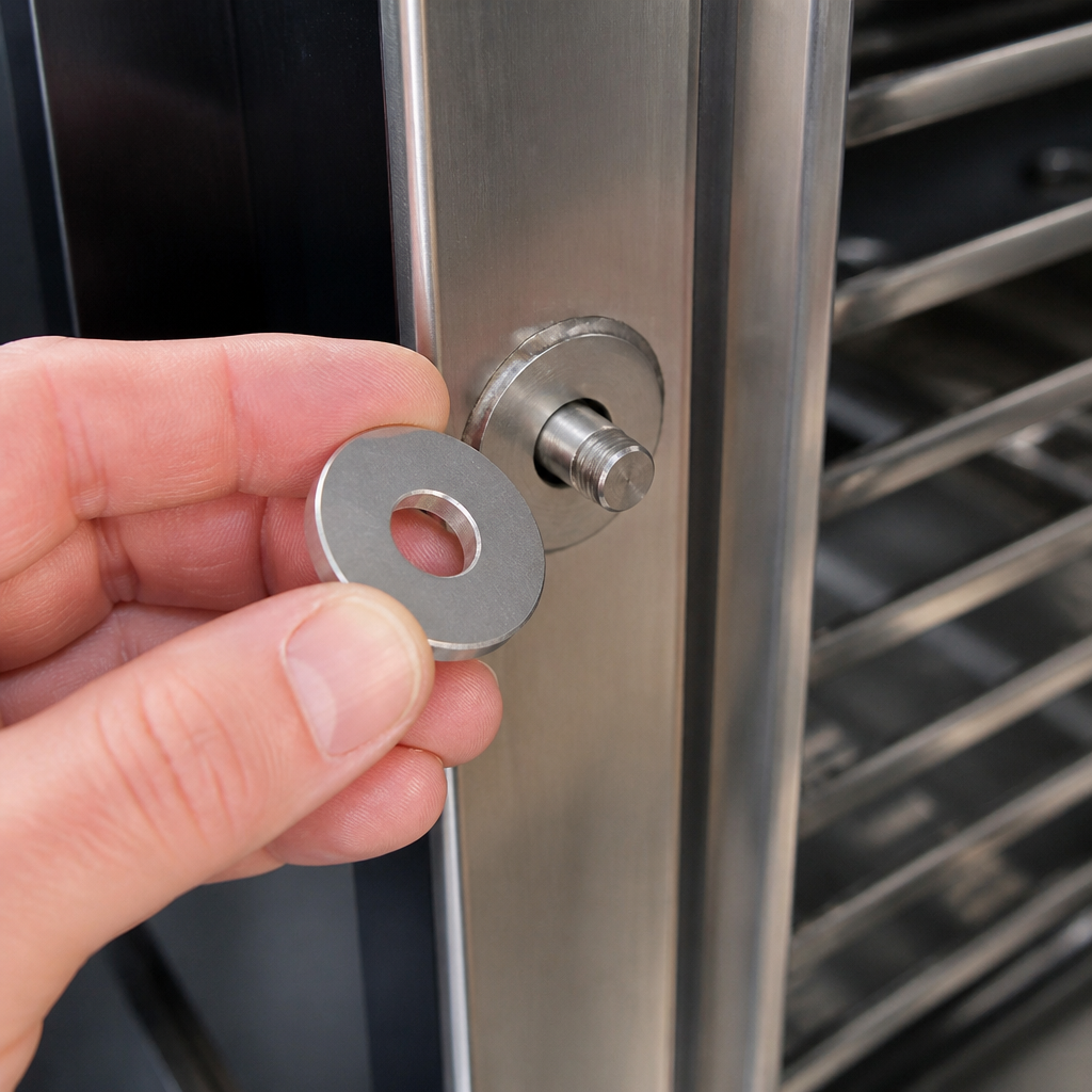 Commercial stainless steel washer for combination ovens