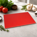 Commercial Antibacterial Chopping Board Red 450x300mm