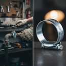 Premium Heavy Duty Zinc Hose Clip 18mm to 25mm for Secure Hose Connections - High-Quality Professional Grade for Industrial and Commercial Applicat...