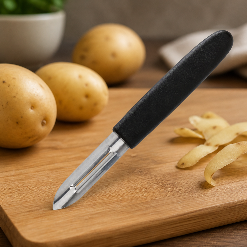 Commercial Potato Peeler with Ergonomic Handle for Efficient Use