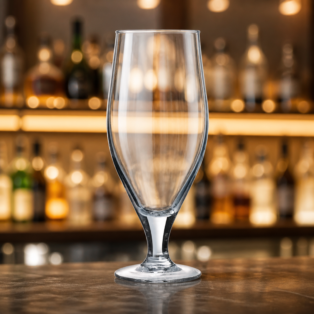 Commercial Stemmed Beer Glasses 380ml - 24 Pack