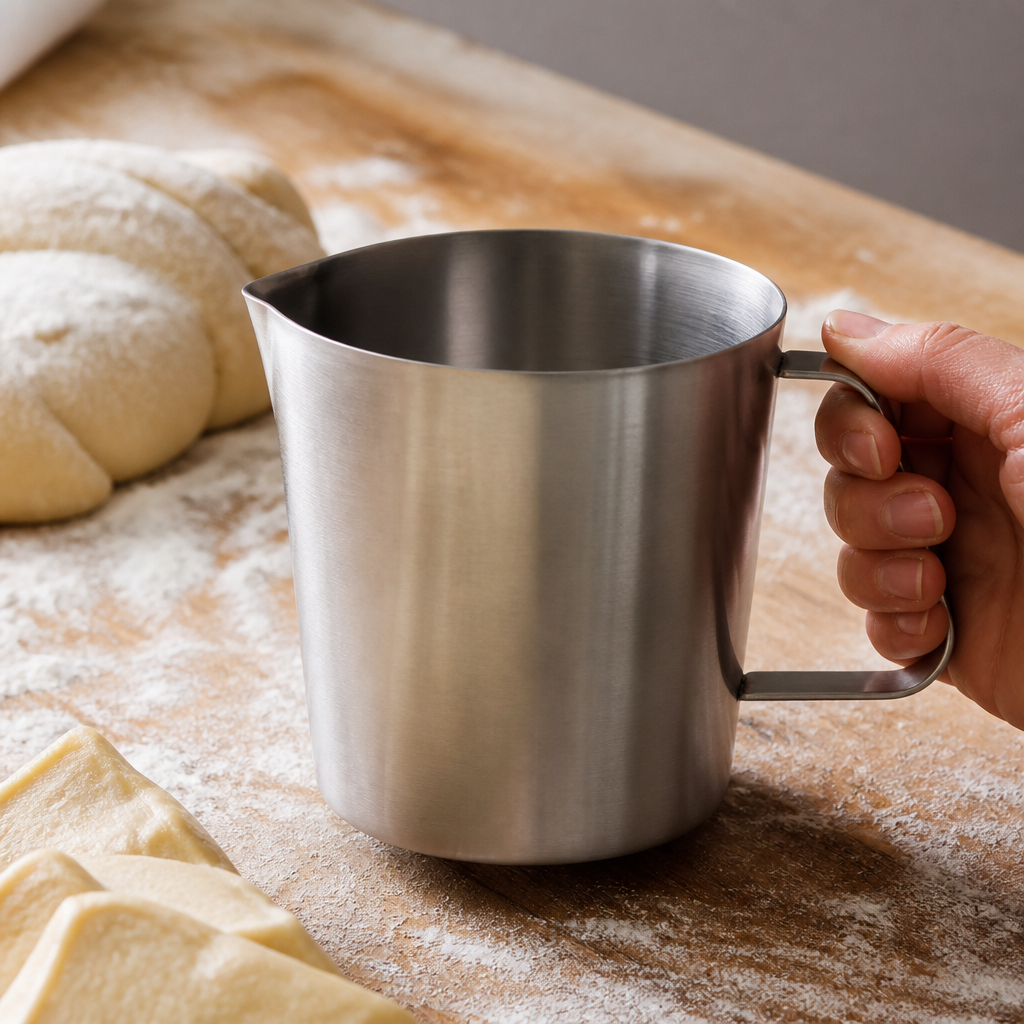 1 Litre Commercial Stainless Steel Measuring Jug