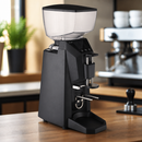 Commercial Coffee Grinder 25kg/hr with Tamper Black