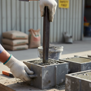 Premium Concrete Test Cube Mould with Square Compacting Bar for Accurate Testing