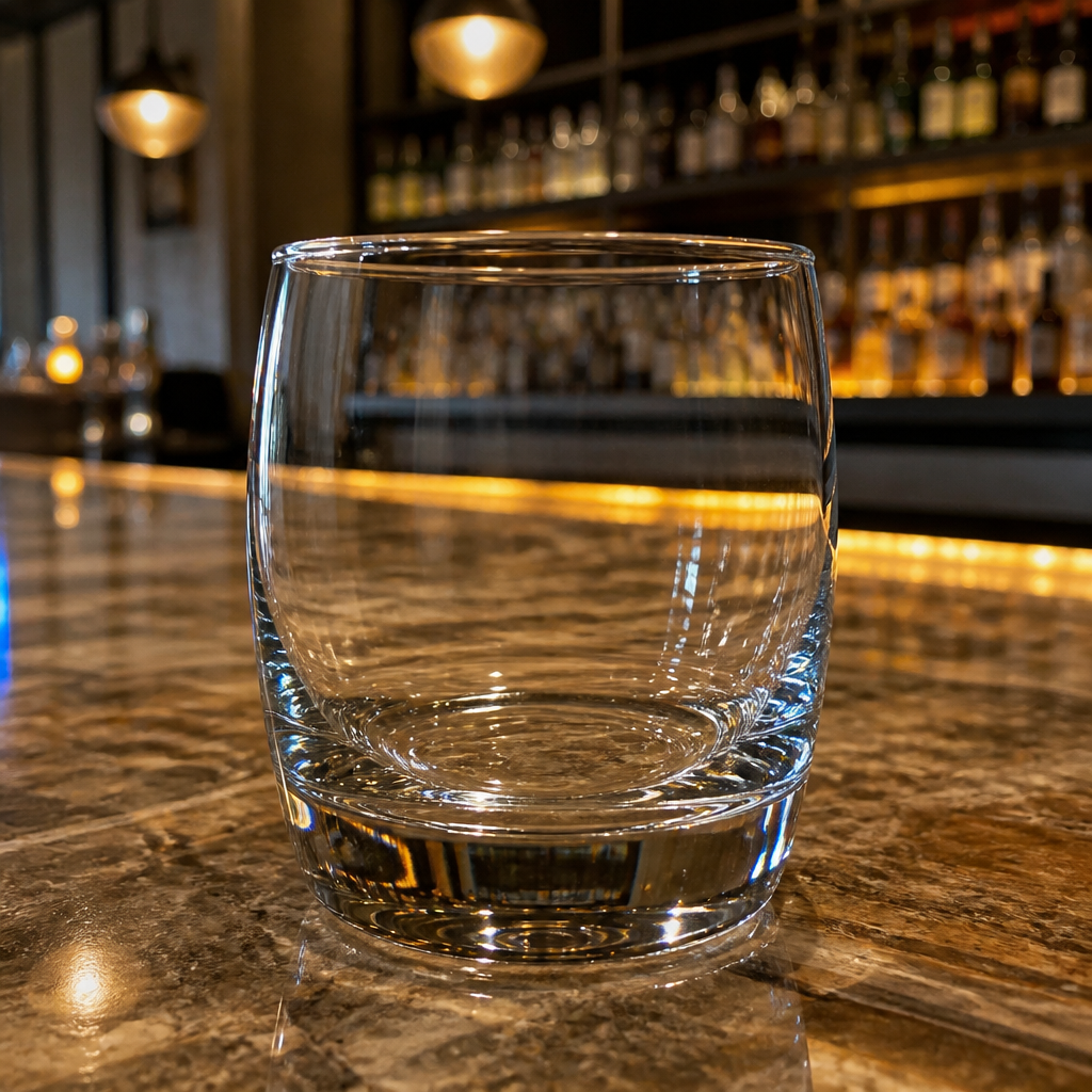 210ml Commercial Old Fashioned Whisky Glasses 12 Pack
