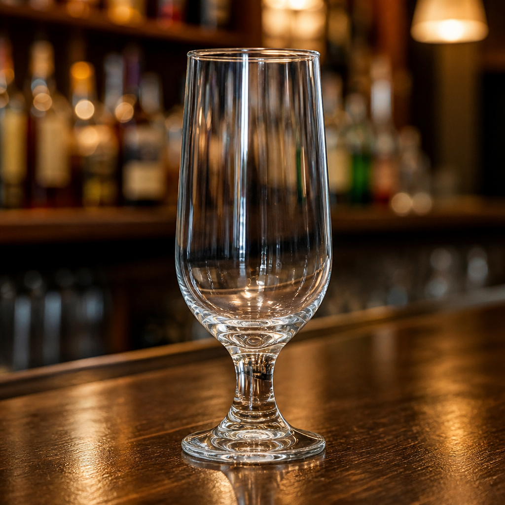 Pack of 12 Commercial Stemmed Beer Glasses 290ml