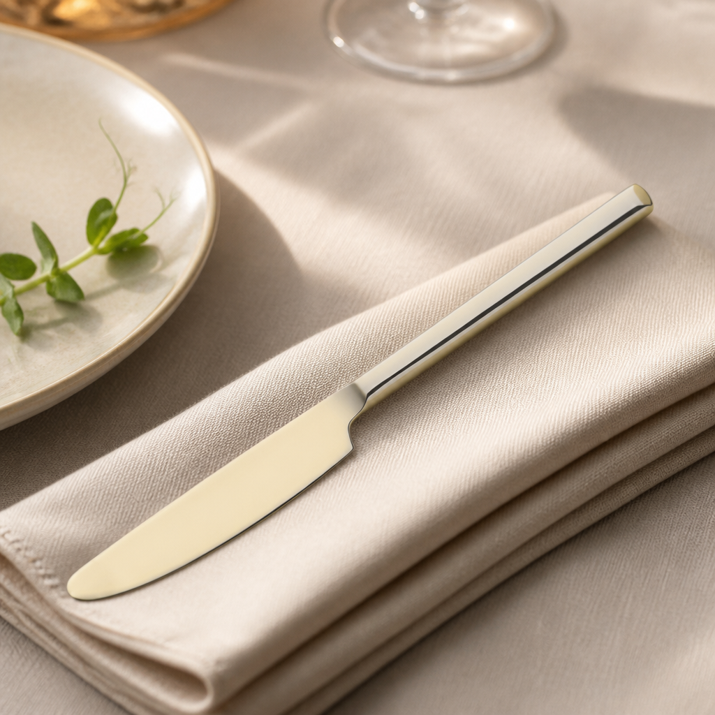 Set of 12 elegant commercial champagne dessert knives