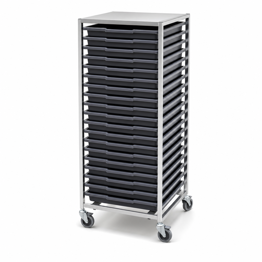 24 Single Tray Storage Frame with Trays