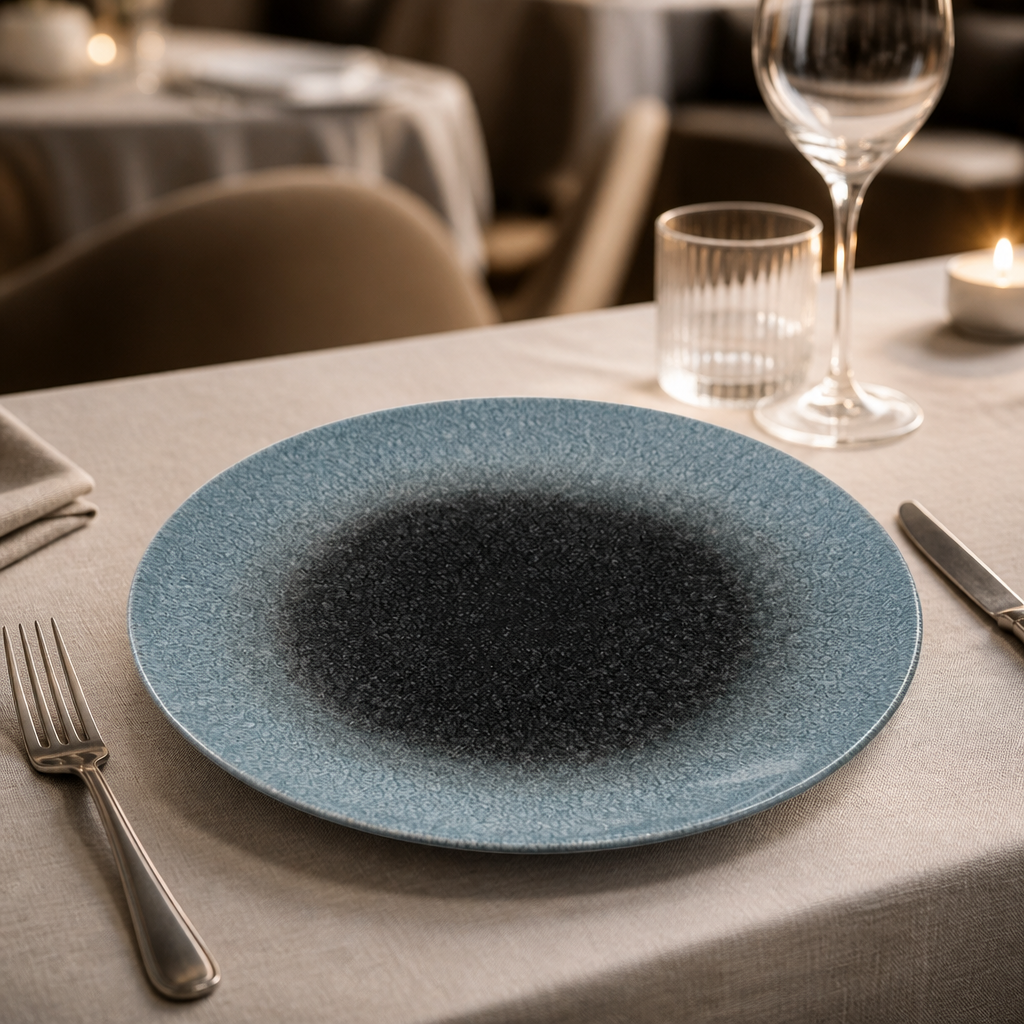 Commercial Deep Coupe Plates 281mm Topaz Quartz 12 Pack