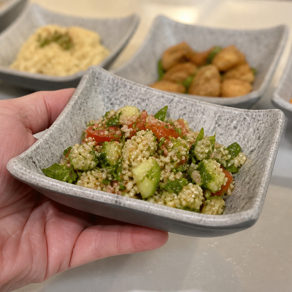 Squared Dish 90 x 70mm for catering use
