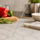 10" Stainless Steel Metal Skewer for Commercial Meat Preparation