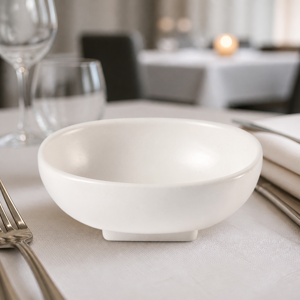 Commercial Porcelain Taste Bowls 130mm 12 Pack for Dining