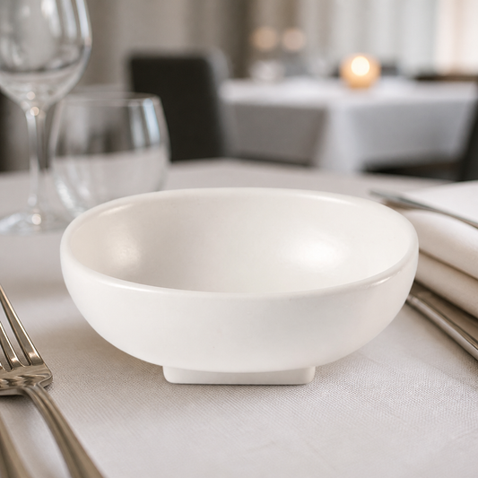 Commercial Porcelain Taste Bowls 130mm 12 Pack for Dining
