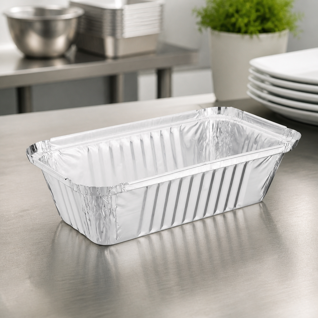 Large 660ml Aluminium Takeaway Food Containers 500 Pack