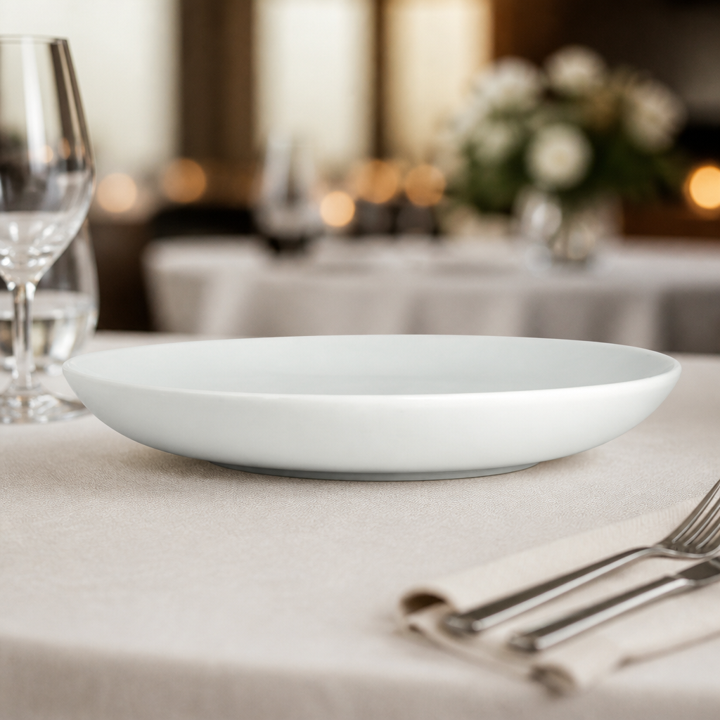Commercial Low Coupe Bowls 203mm 503ml Porcelain 36 Pack