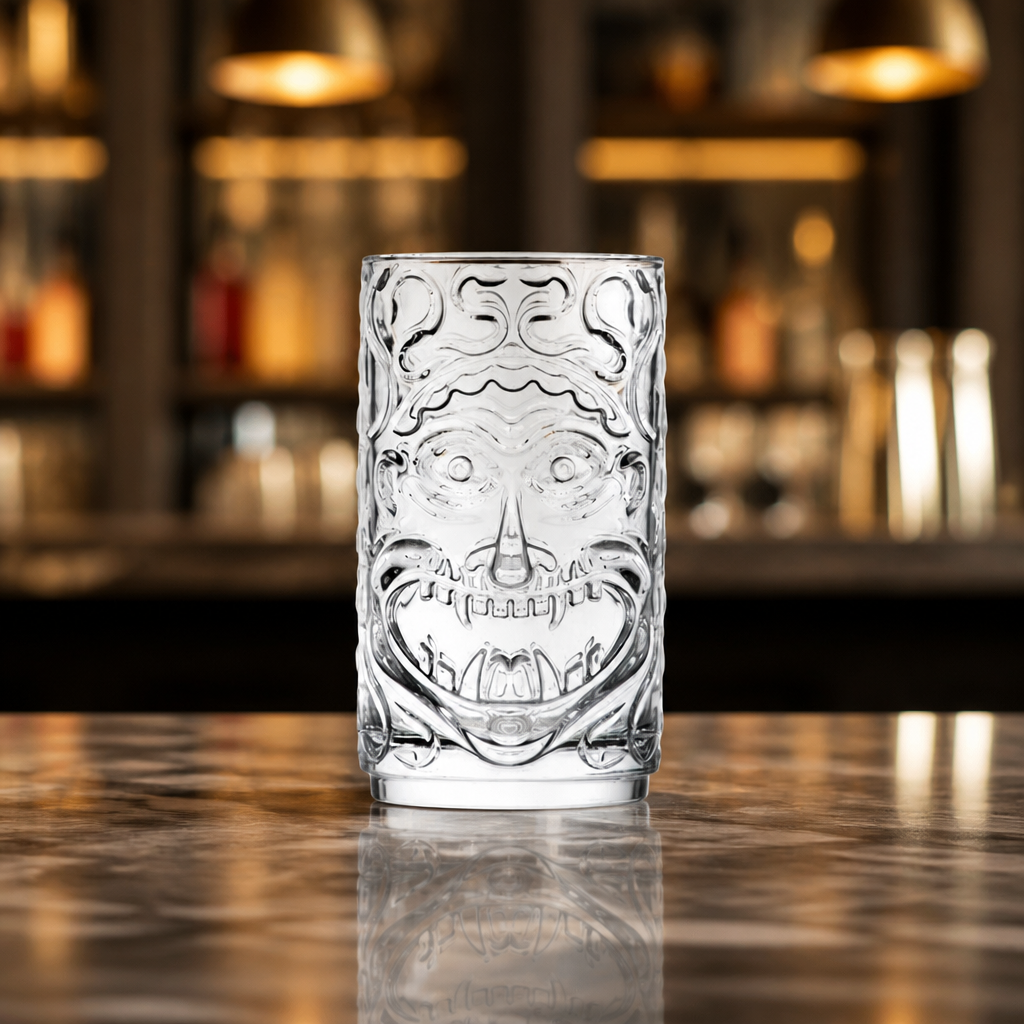 Commercial Tiki Glassware 450ml Hi Ball Tumblers 8 Pack