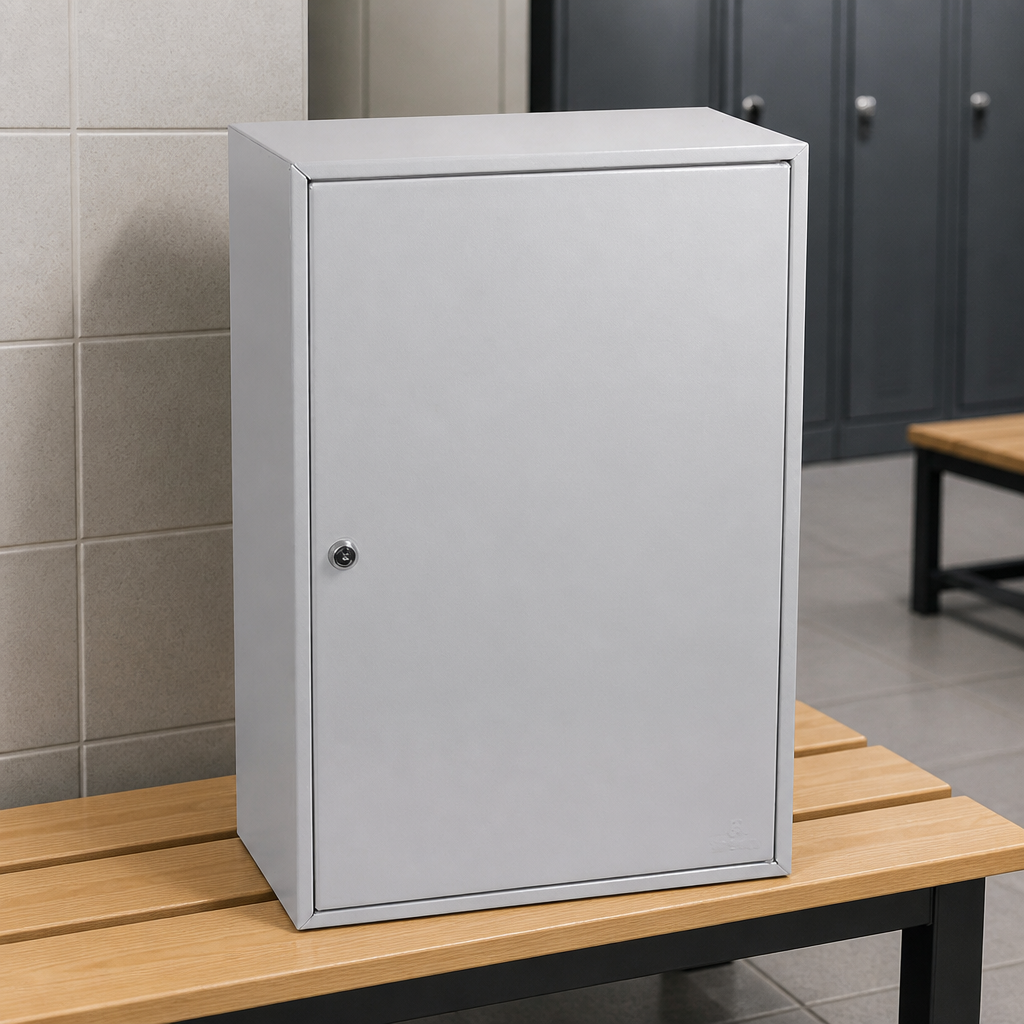 Commercial Key Locking Cabinet for 200 Keys with Wall Mount