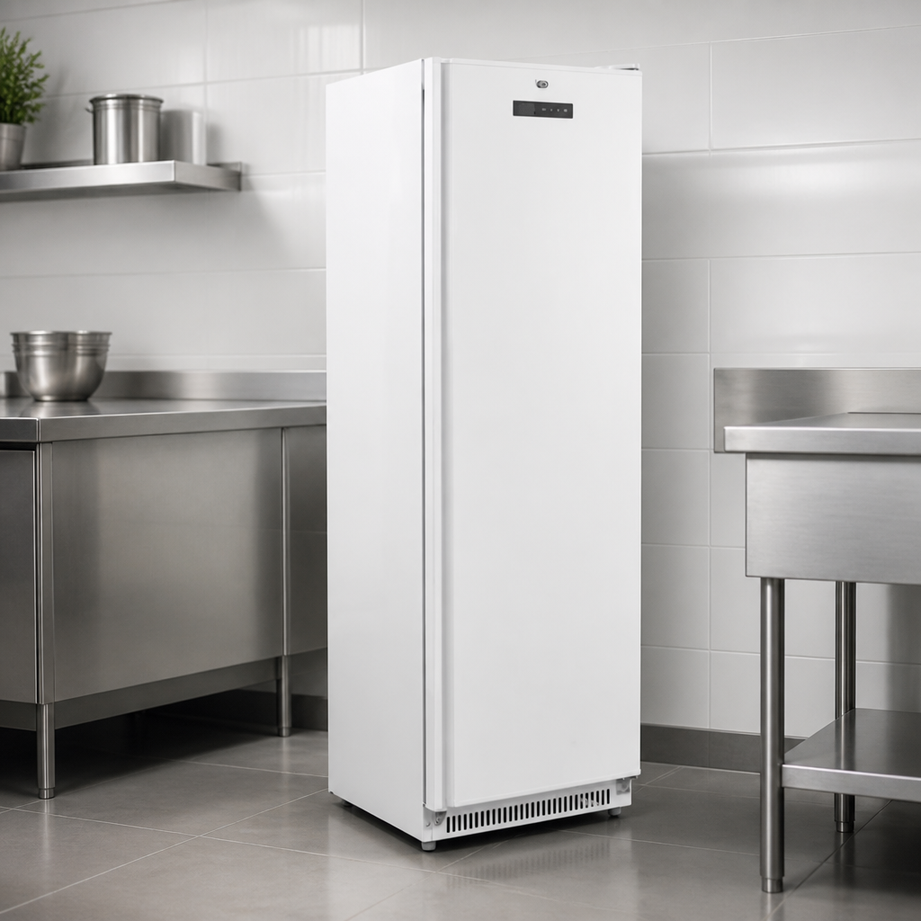 Commercial Single Door Freezer 365Ltr Stainless Steel