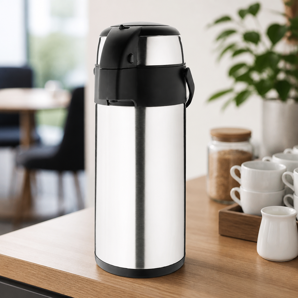 Commercial Pump Action Airpot 5Ltr for Hot and Cold Drinks