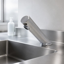 Commercial No-Touch Sink Tap with Antimicrobial Outlet