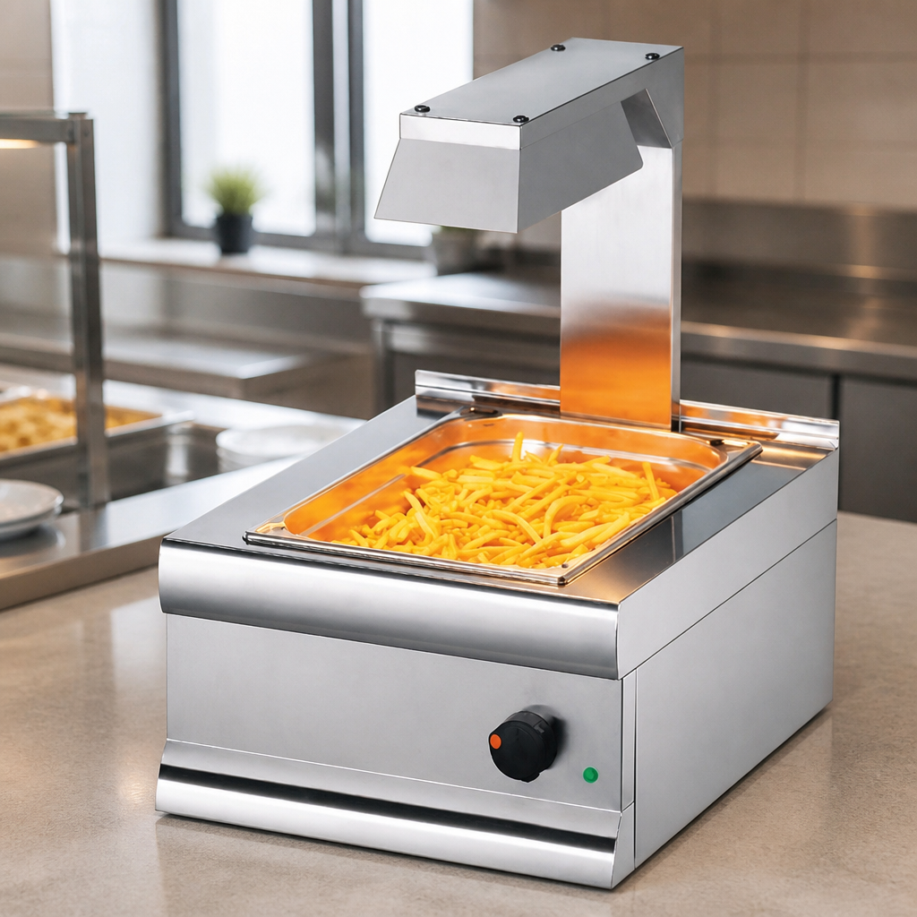 Commercial Chip Scuttle 3kg Stainless Steel Food Warmer