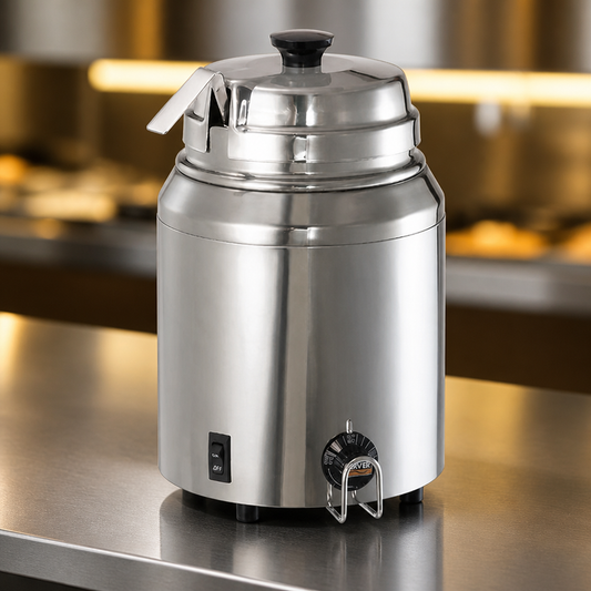 Commercial Hot Sauce Dispenser 3.5L Bain-Marie Style Warmer