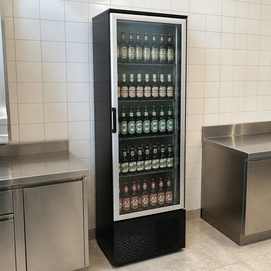 Commercial Upright Back Bar Cooler 280L Capacity Display Fridge