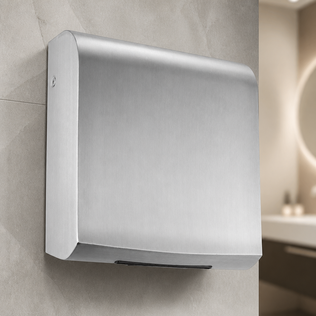 Commercial HEPA Hand Dryer Stainless Steel 300mm for Restrooms